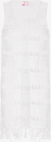 IZIA Kamizelka z dzianiny w kolorze biały: przód