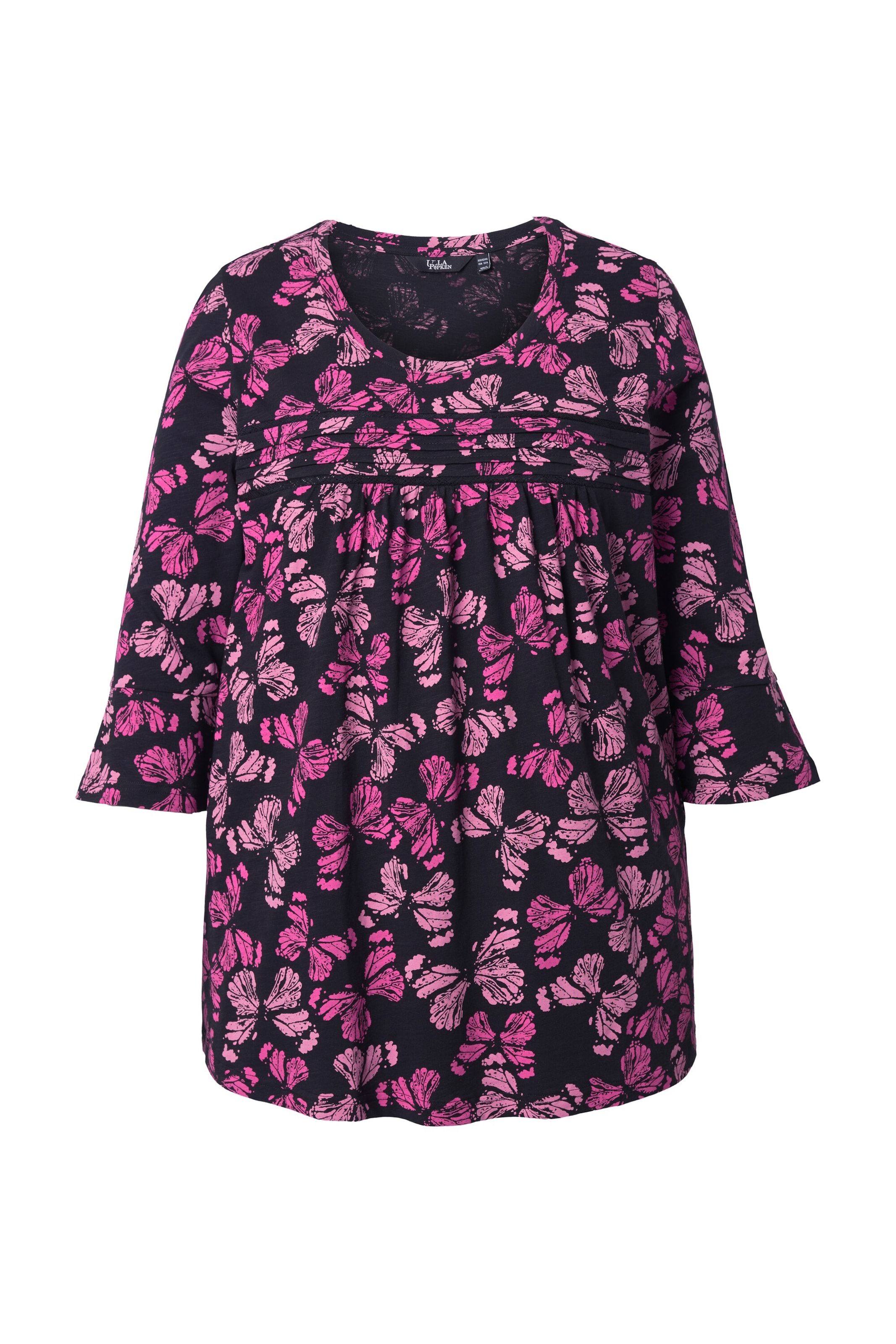 Ulla Popken Shirt in Lila: voorkant