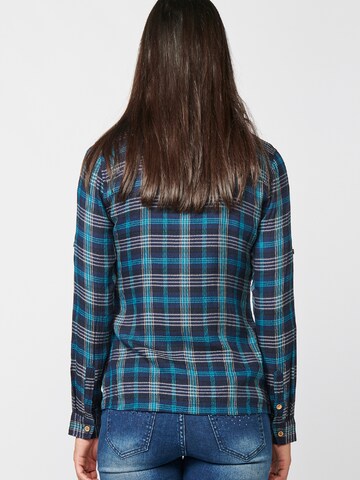 Camicia da donna di KOROSHI in blu