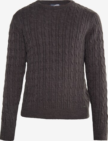 DreiMaster Vintage Sweater 'Imane' in Grey: front