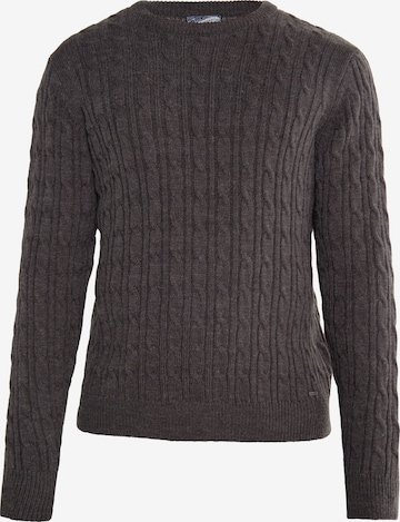 Pull-over 'Imane' DreiMaster Vintage en gris : devant