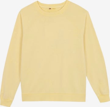 Sweat-shirt Scalpers en jaune : devant