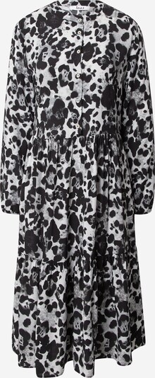 Liebesglück Kleid 'OSE' in grau / schwarz / offwhite, Produktansicht