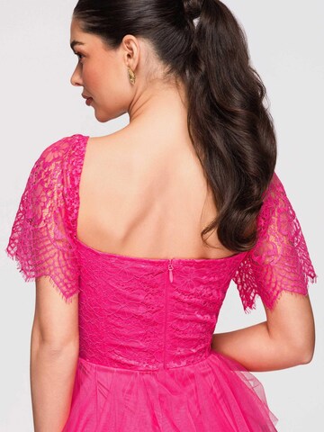 Ombre Evening Dress in Pink
