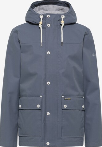 Schmuddelwedda Between-Season Jacket in Blue: front