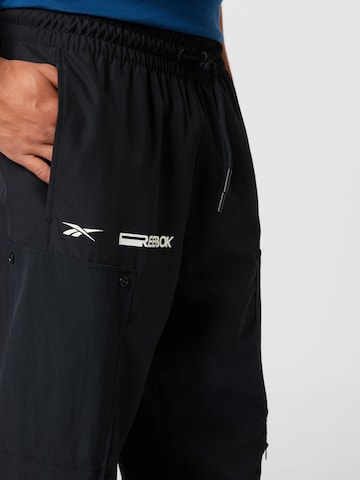 Reebok Regular Sports trousers in Black