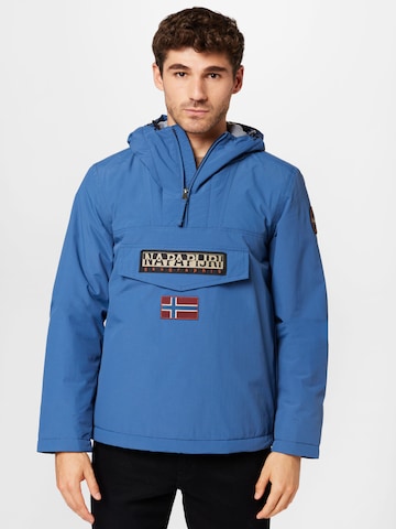 NAPAPIJRI Between-season jacket 'Rainforest' in Blue: front