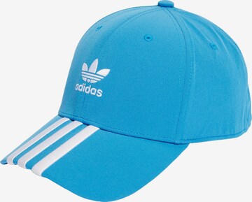 ADIDAS ORIGINALS Cap 'Classic' in Blue: front