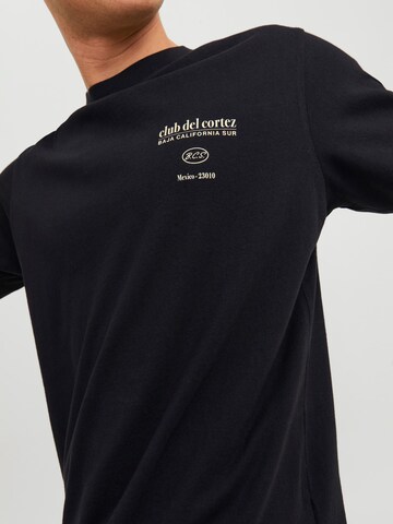 Tricou 'BELMONT' de la JACK & JONES pe negru