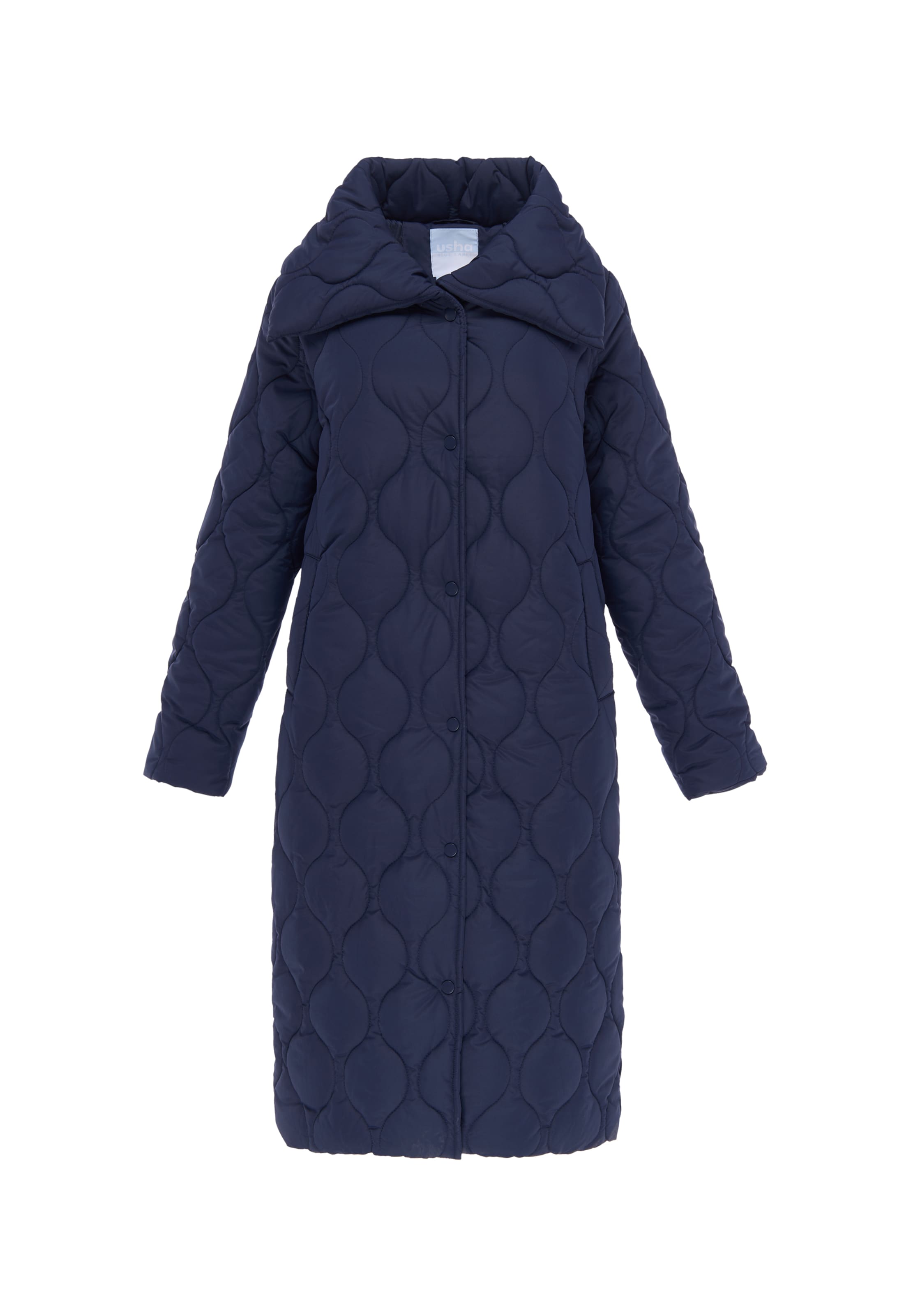 usha BLUE LABEL - Abrigo de entretiempo en azul: frente
