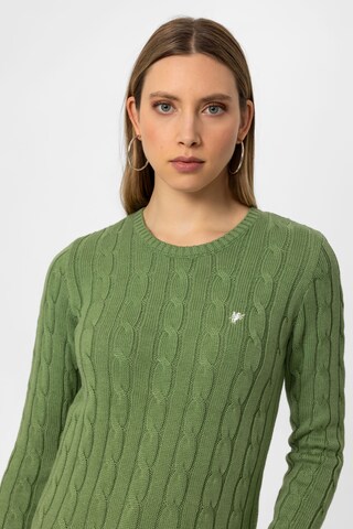 DENIM CULTURE Sweater 'KENDALL' in Green