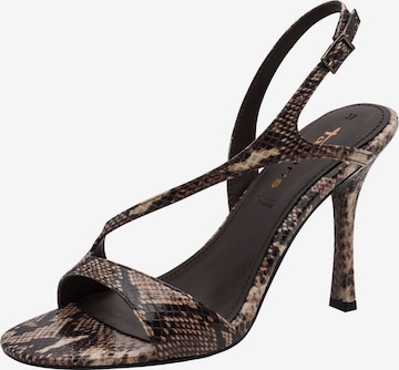 Tamaris Sandaal in Bruin: voorkant