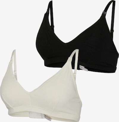 MAMALICIOUS Imetysliivit 'MLLeyla Feed Me' värissä musta / valkoinen, Tuotenäkymä