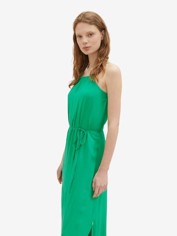 TOM TAILOR DENIM Summer Dress in Green: front