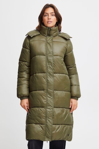 Oxmo Winter Coat 'Abby' in Green: front