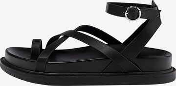 Tongs Pull&Bear en noir