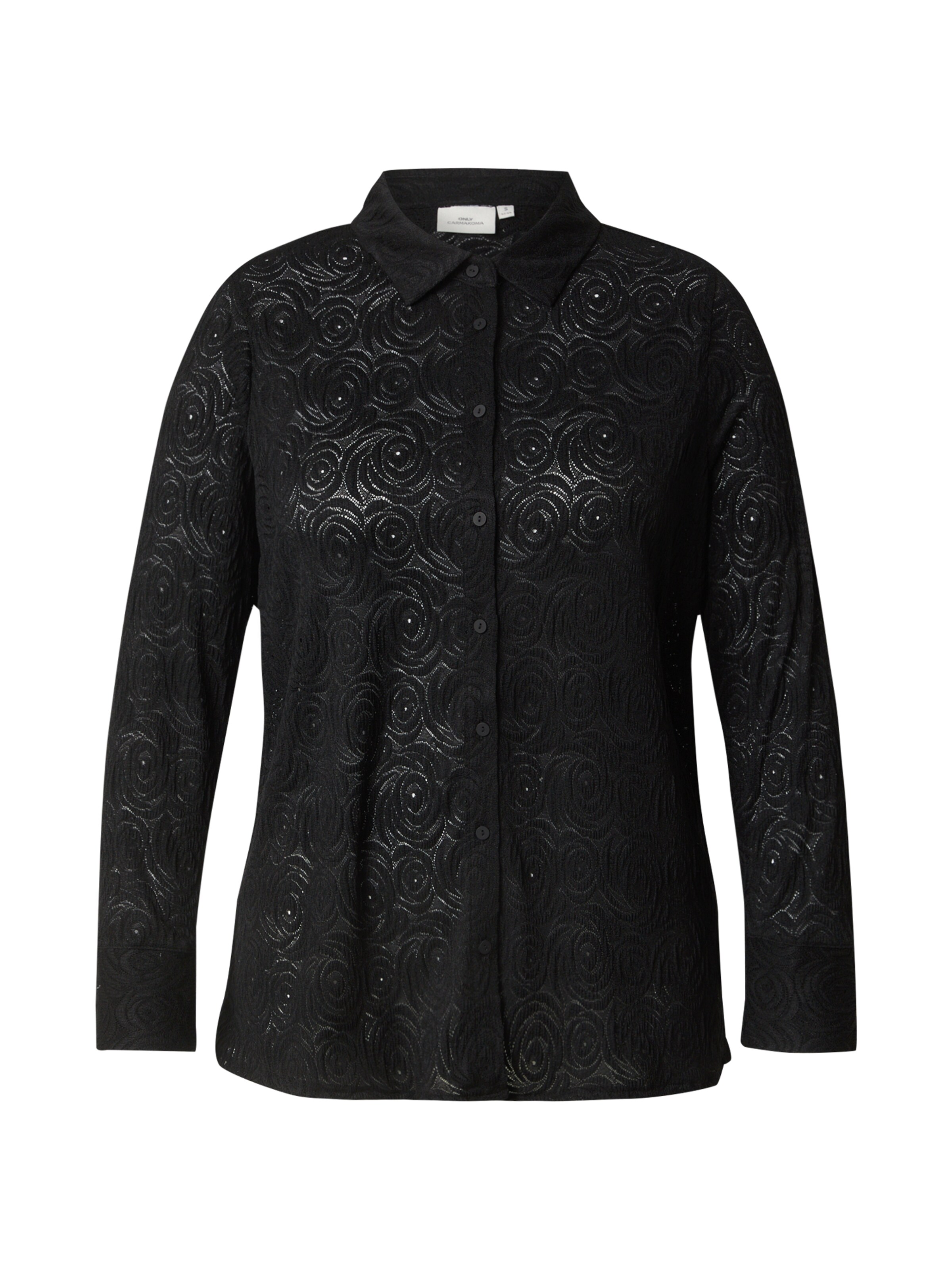 ONLY Carmakoma Blouse 'ROSIL' in Black: front