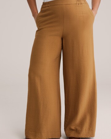 WE Fashion Bő szár Nadrág - barna