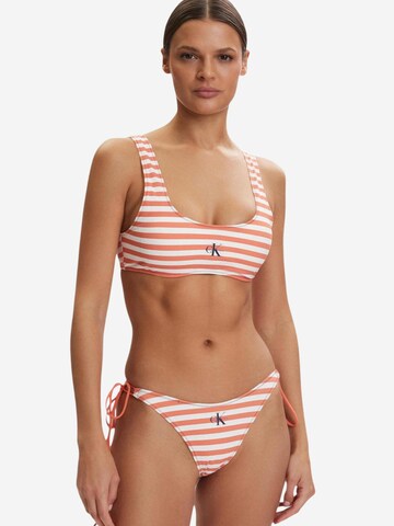 Classico Bikini 'SIDE TIE BOTTOM LV00Q61215' di Calvin Klein Jeans in arancione