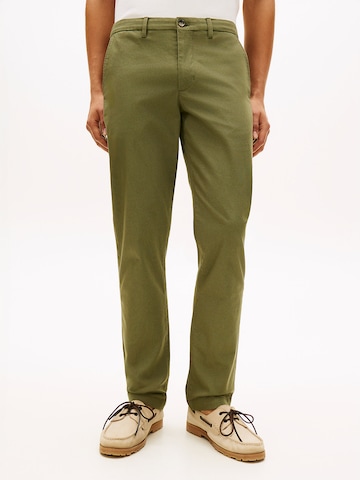 Regular Pantalon chino 'Denton' TOMMY HILFIGER en vert : devant