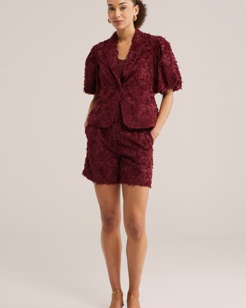 WE Fashion - Blazer en rojo