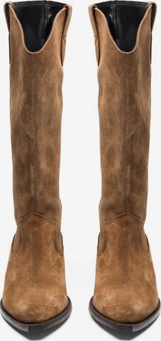 Bianco Cowboy Boots 'MONA ' in Brown