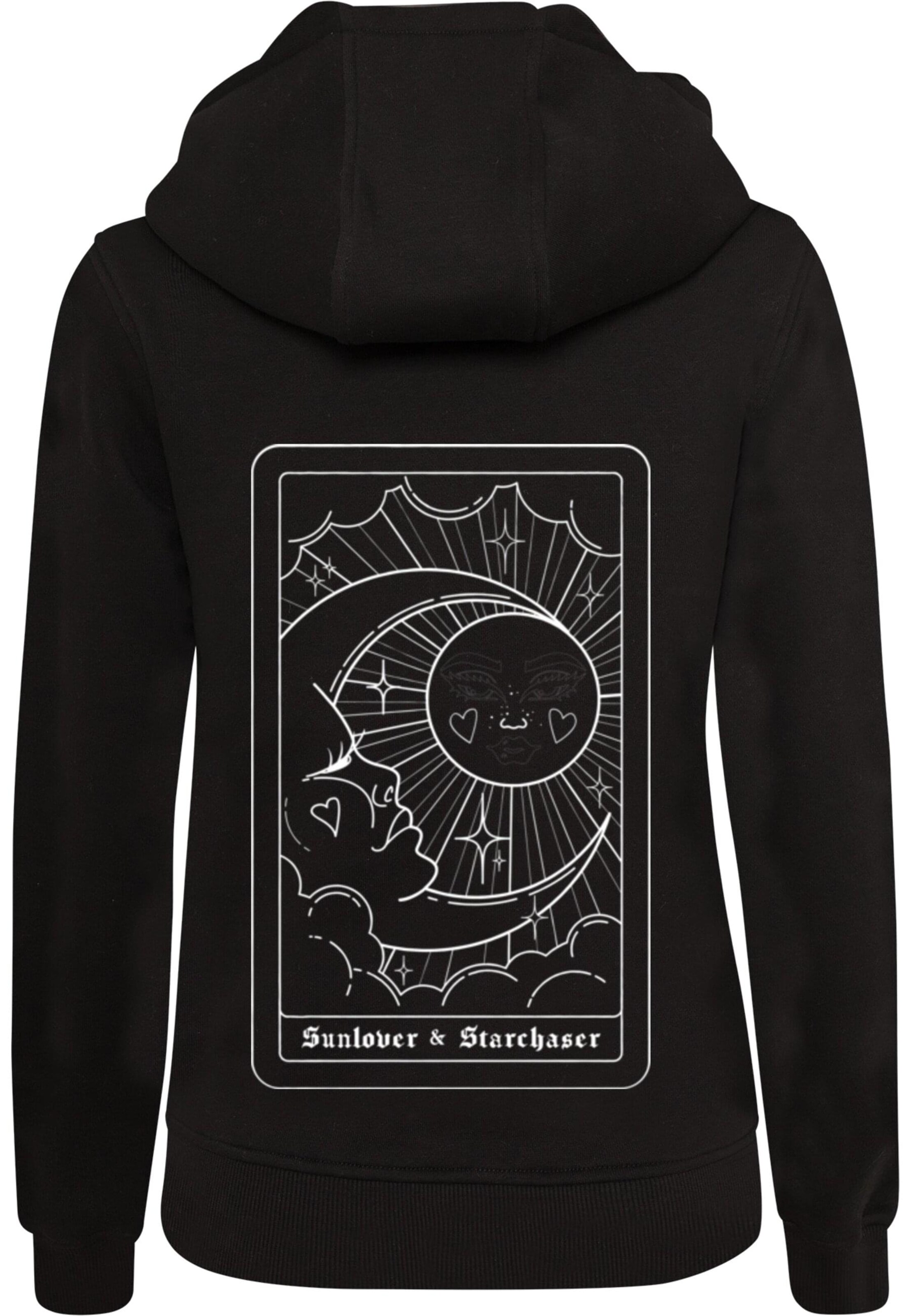 Mister Tee Sweatshirt 'Sunlover Starchaser' in Schwarz