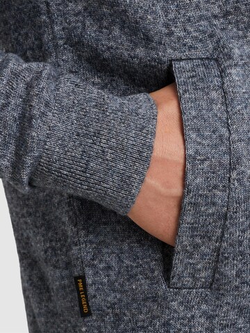 PME Legend Tröja 'Cardigan with zipper closure' i lila
