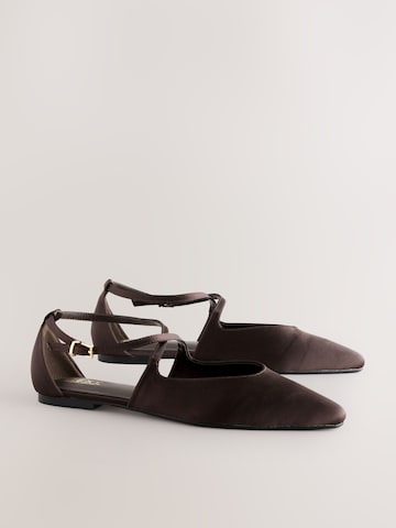 Next Rihmaga baleriina 'Forever Comfort®', värv pruun