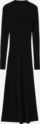 MANGOPletena haljina 'Arian' - crna boja: prednji dio