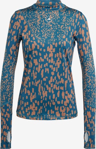 T-shirt fonctionnel ADIDAS BY STELLA MCCARTNEY en bleu : devant