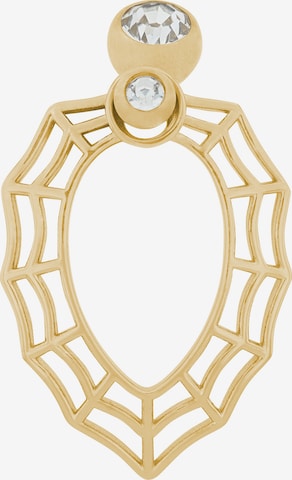 Akzent Piercingschmuck 'Zirkonia' in Gold: Vorderseite