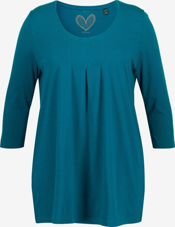 Ulla Popken Shirt in Blauw: voorkant