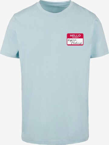 ABSOLUTE CULT Shirt 'Friends - Regina Phalange' in Blauw: voorkant