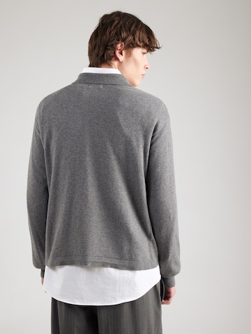 Soulland Gebreid vest 'YVES' in Grijs