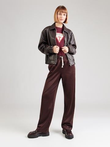 GUESS T-Shirt 'HOTFIX' in Rot