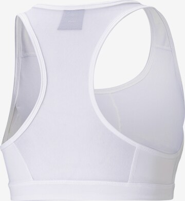 PUMA - Bustier Sujetador deportivo en blanco