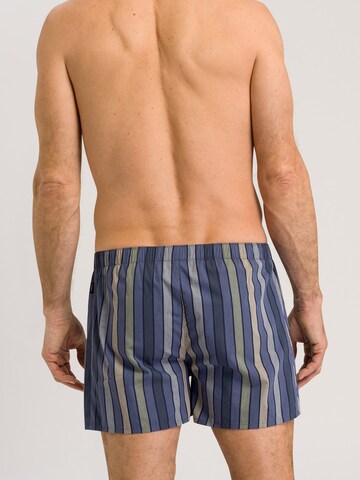 Hanro Boxer shorts ' Fancy Woven ' in Blue