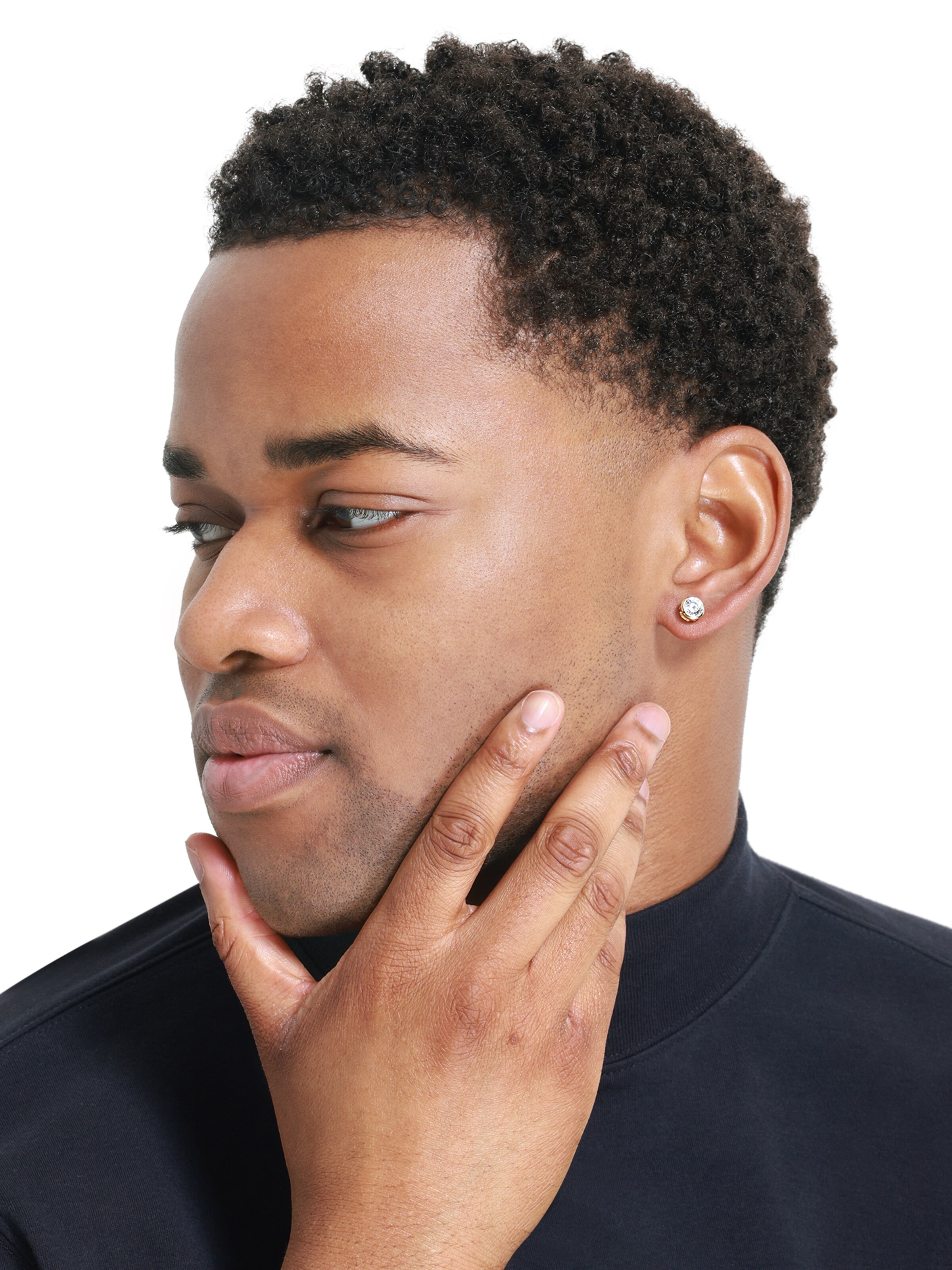 Heideman Earring 'Lukas ' in Gold: front