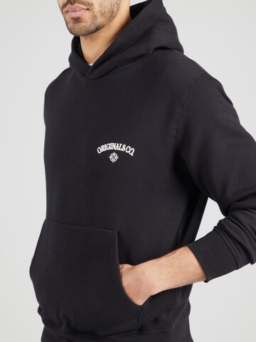 JACK & JONES Sweatshirt 'JWHSANTORINI' in Schwarz