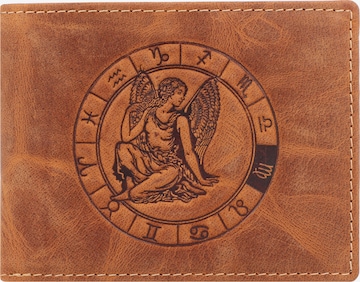 Porte-monnaies GREENBURRY en marron : devant