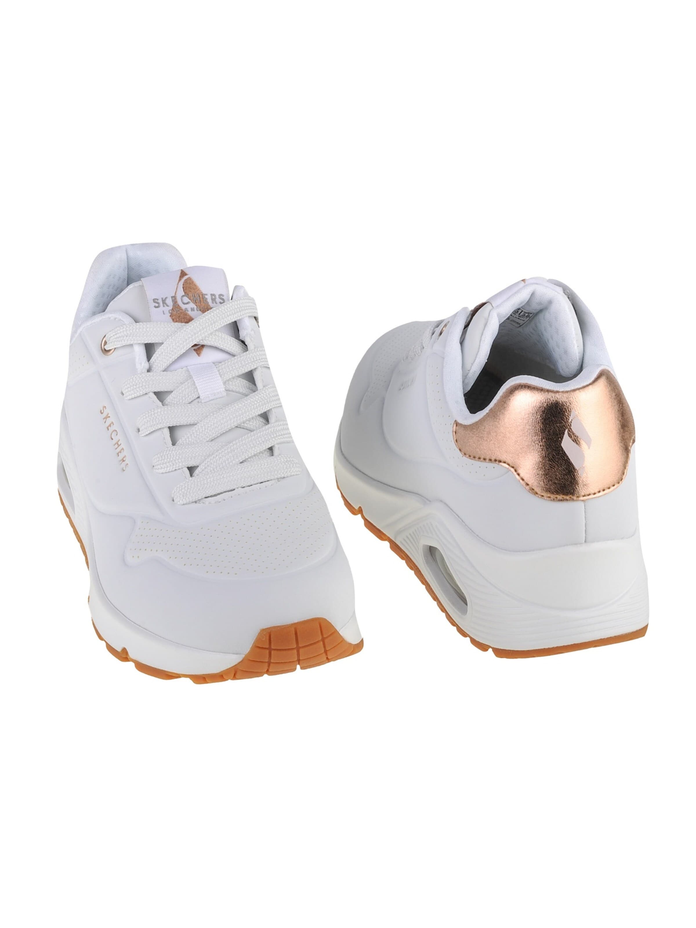Sneaker bassa 'Uno-Golden Air' di SKECHERS in bianco