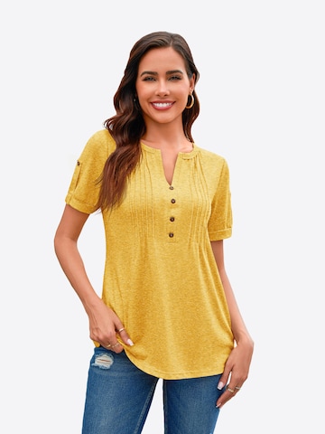 Bluză de la Imily Bela pe galben: față