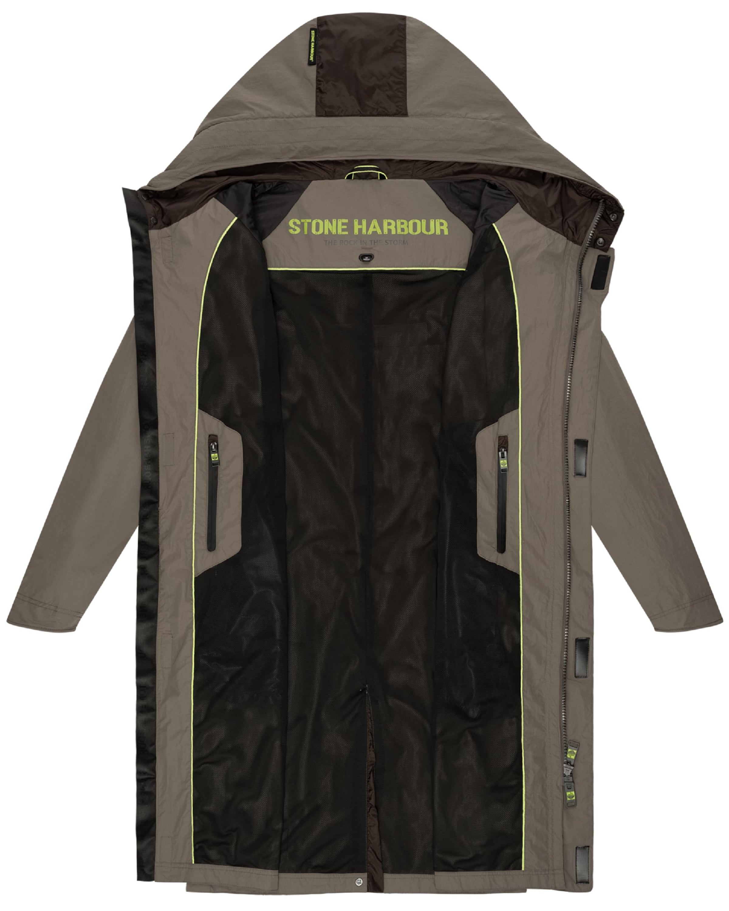 STONE HARBOUR Övergångsrock 'Zafaar' i brun