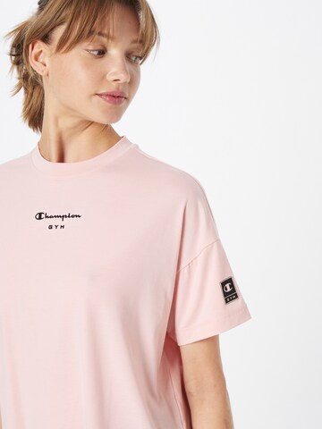 Champion Authentic Athletic Apparel Λειτουργικό μπλουζάκι σε ροζ