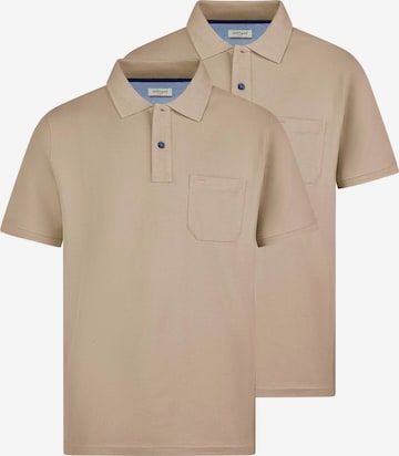 redmond Shirt 'Basic' in Beige: Vorderseite