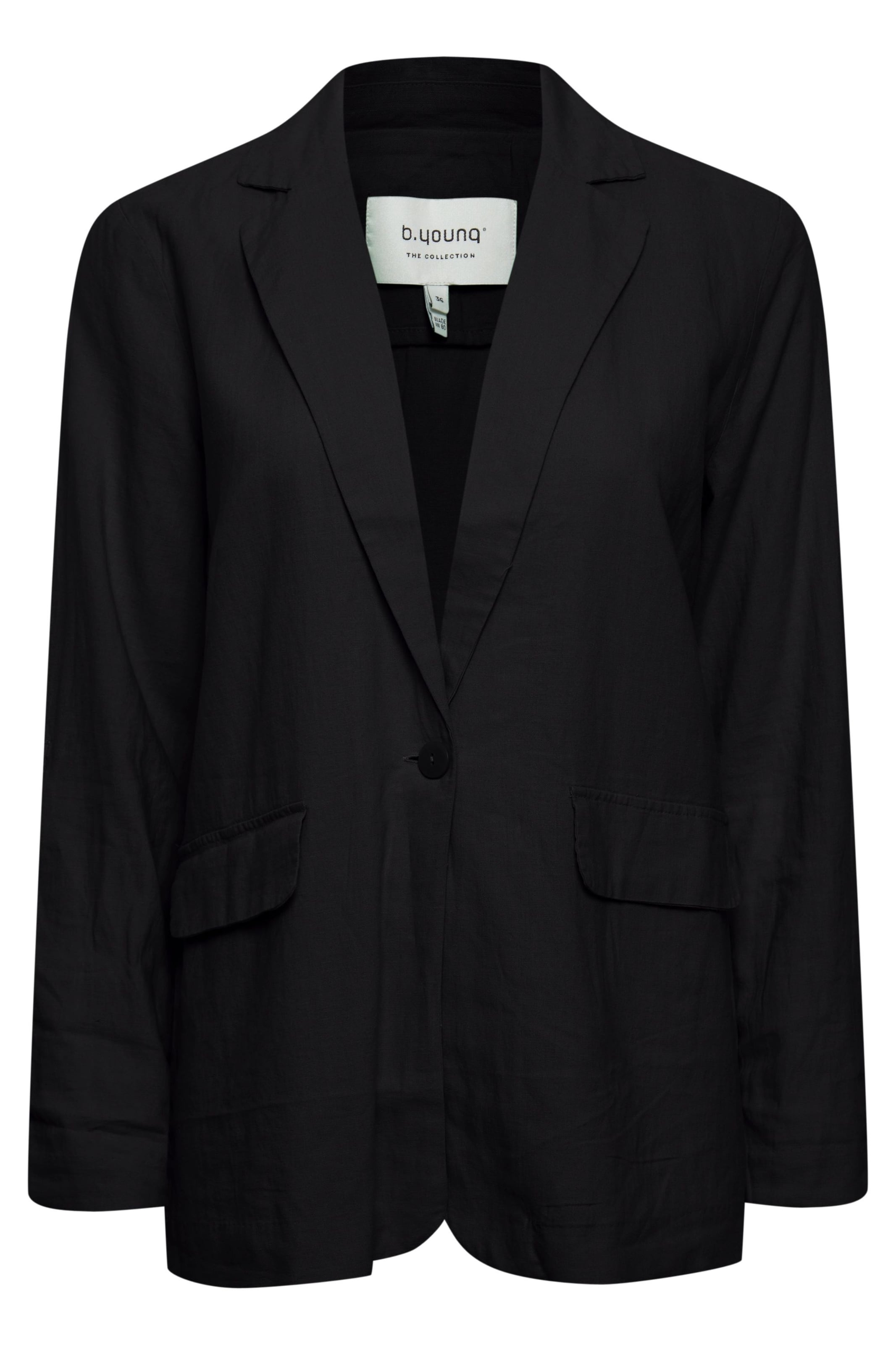 b.young Blazer 'Falakka' in Black: front
