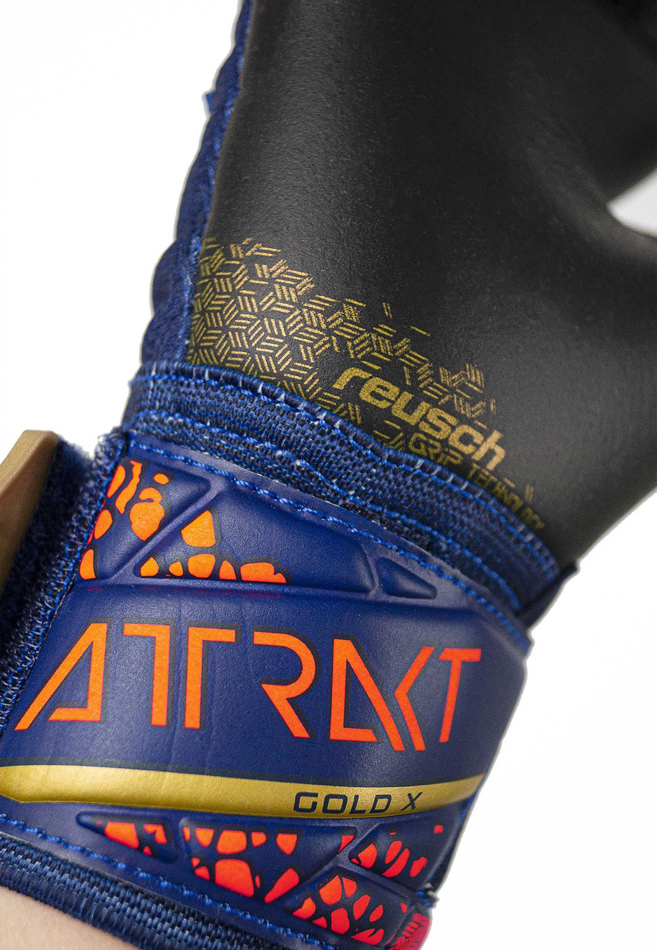 REUSCH Sporthandschoenen 'Attrakt Gold X Junior' in Blauw