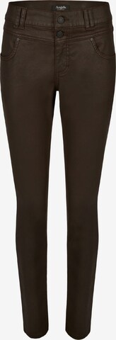 Angels Slimfit Broek in Bruin: voorkant