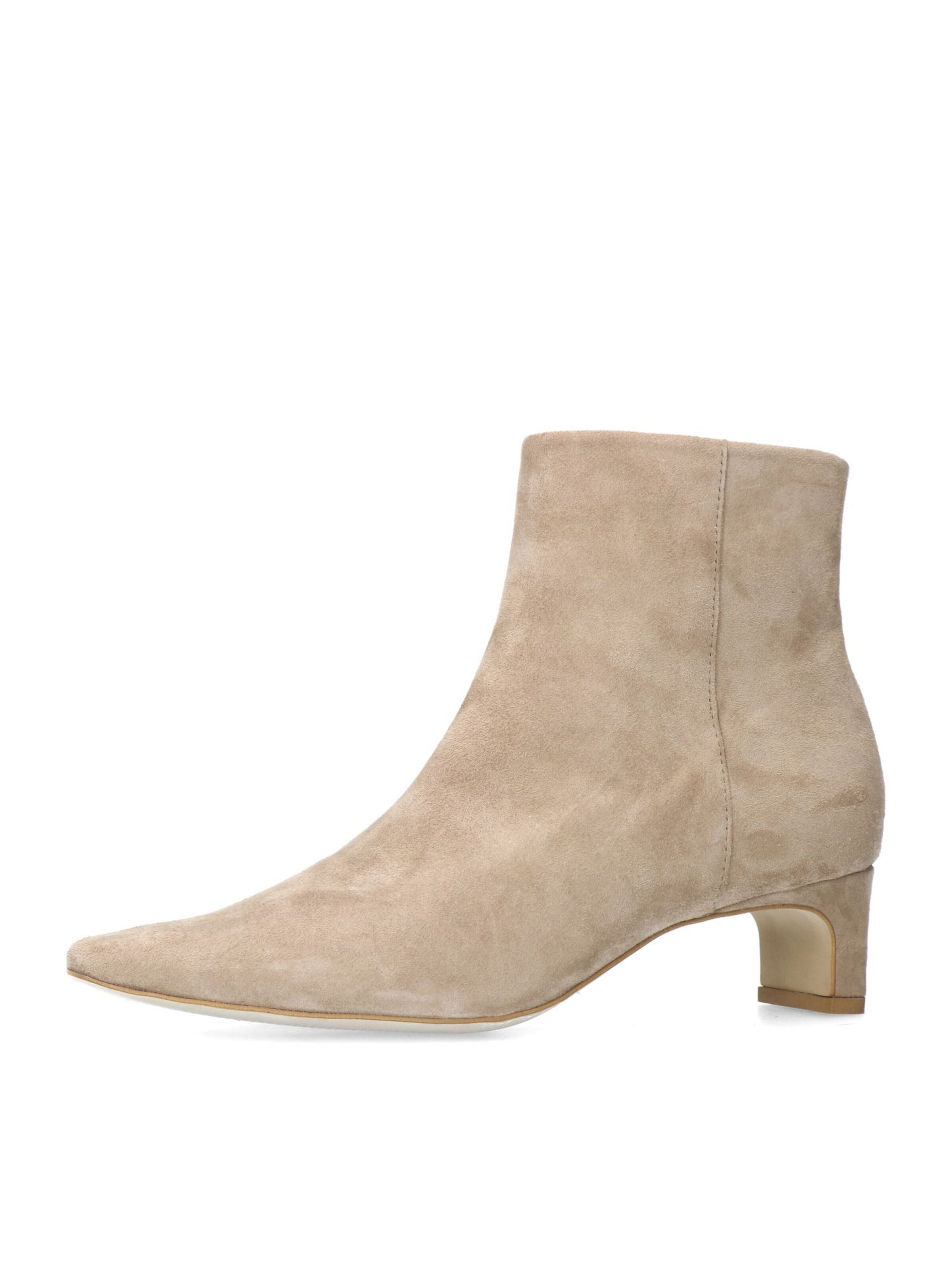 MANFIELD Ankle Boots in Beige: Vorderseite